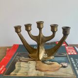 Bronze candleholder, 1970s