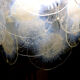 Glass chandelier