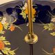 Cobalt blue porcelain display or servant, 3 floors