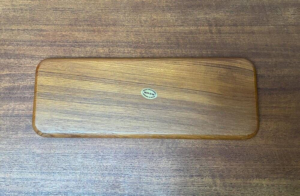 Scandinavian teak plateau from the mid-century by Äkta Teak, 1960s.