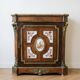 Napoleon III buffet set: wood and marble