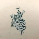 Service plate Faïence R&A (Rigale and Ameline) Salins Model Récamier