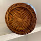 Rattan and scoubidou bottle