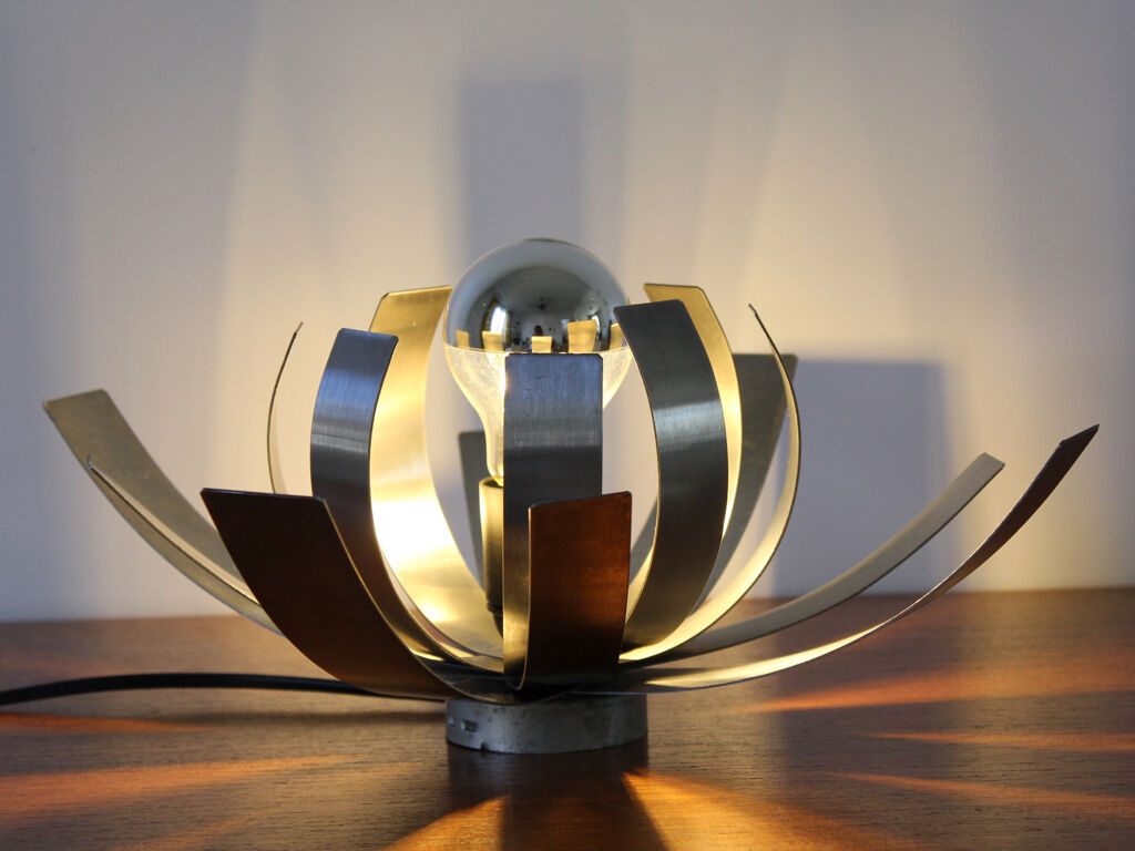 Lamp light flower Jocelyne Trocmé