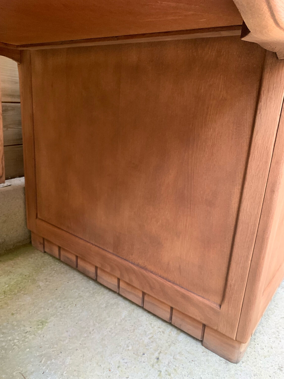 Solid oak Art Deco desk