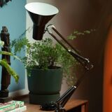 Vintage 1970s architect brown desk lamp