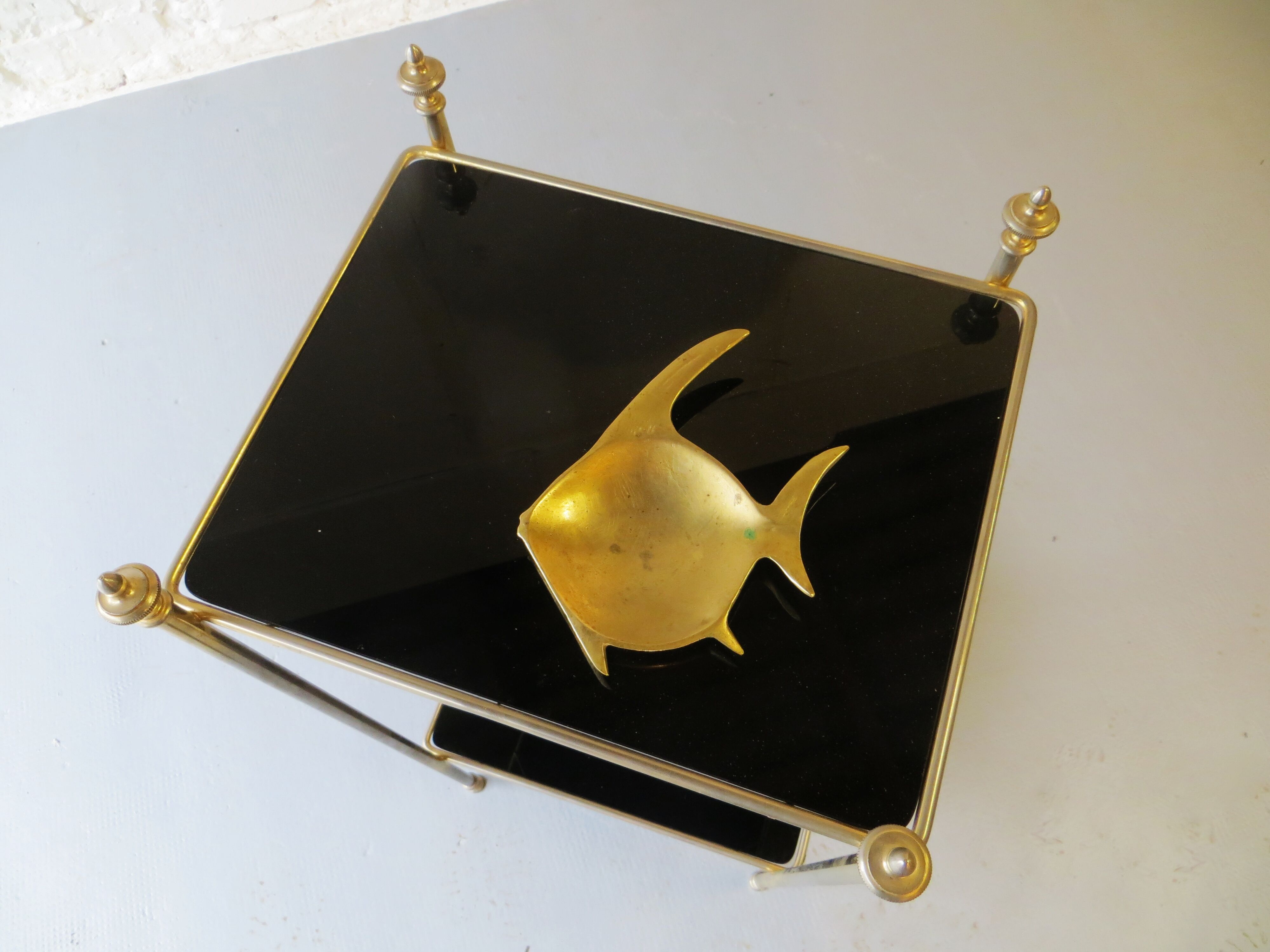 Vintage brass ashtray