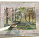 Watercolor ann dunbar "spring orchard" 30x40 cm