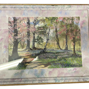 Watercolor ann dunbar "spring orchard" 30x40 cm