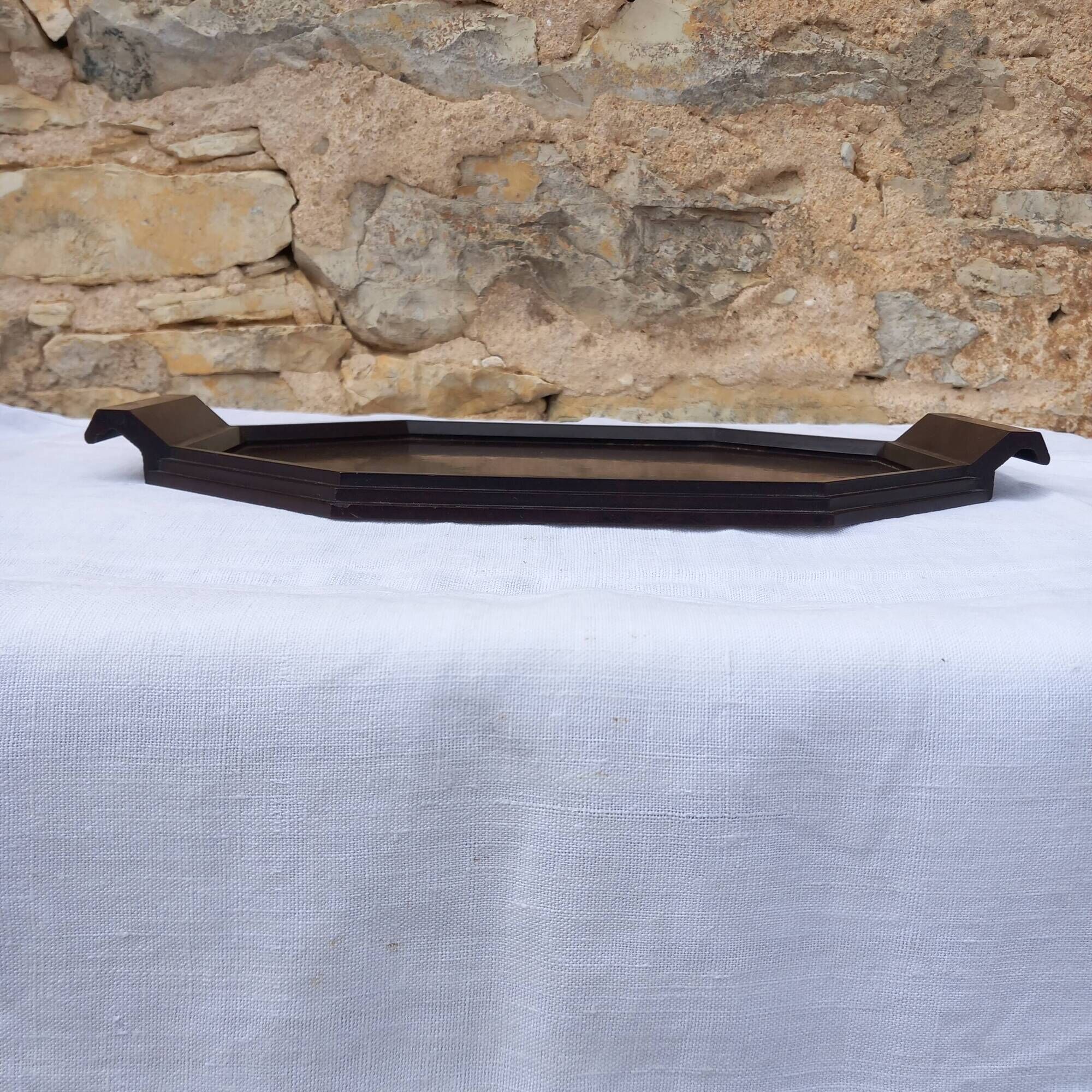 Plateau bakelite art déco