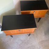 Pair of 1950s bedside tables