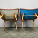 Pair of Miroslav Navrátil Shell Lounge Chairs, Czechoslovakia 1960s