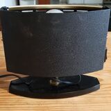 Vintage metal lamp black and gold