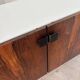 Formica rosewood midcentury sideboard, Italy 1960s