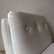 Vintage white armchair, France 1970