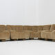 Vintage Italian curved modular sofa by Rossi di Albizzate 1970s