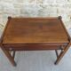 Dark wood bedside table from the 60s, Scandinavian style