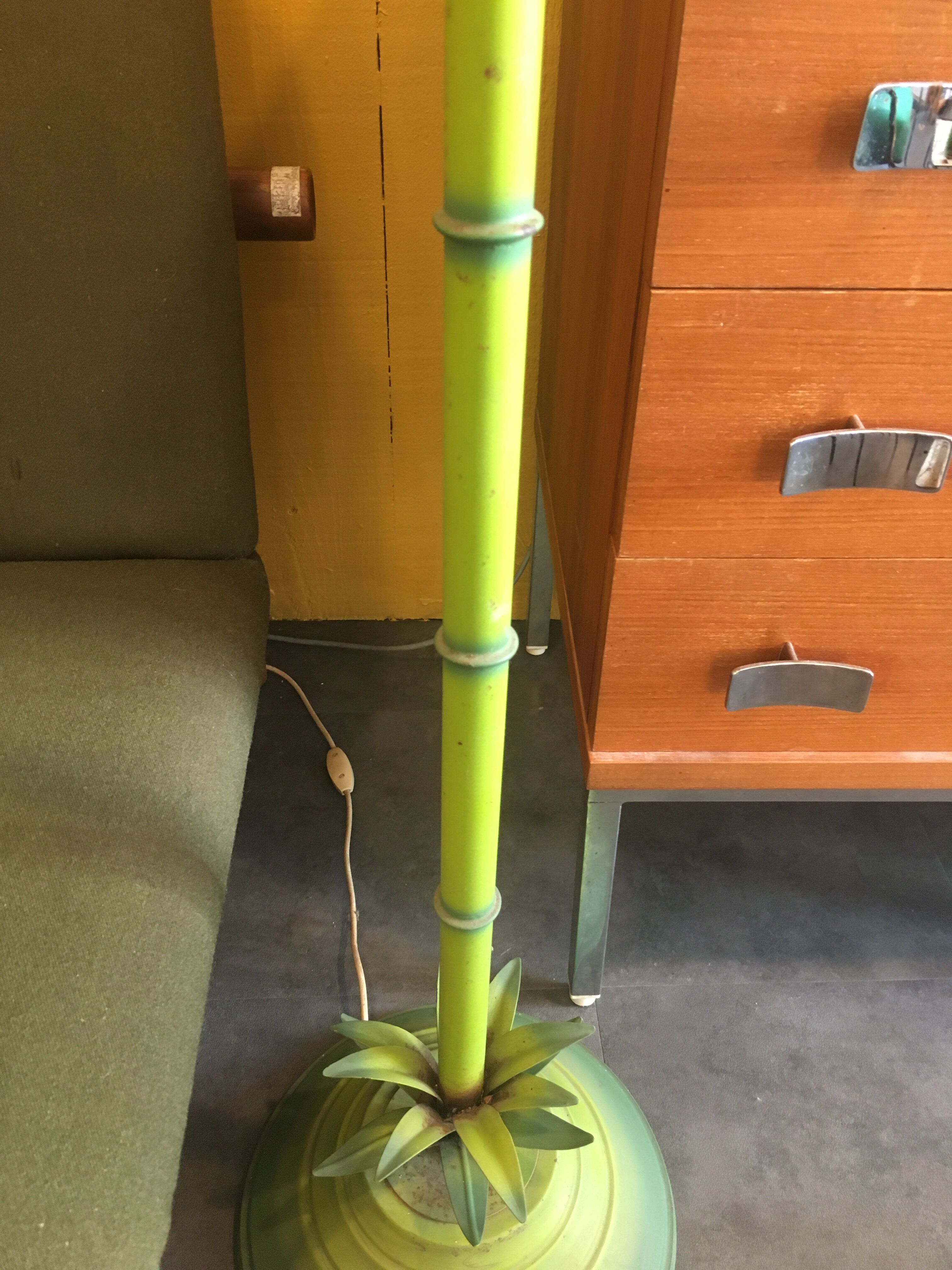 Palm lamp, Serge Terzani, circa 1960