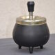Vintage metal tripod ashtray