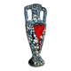 Vase bleu fat lave