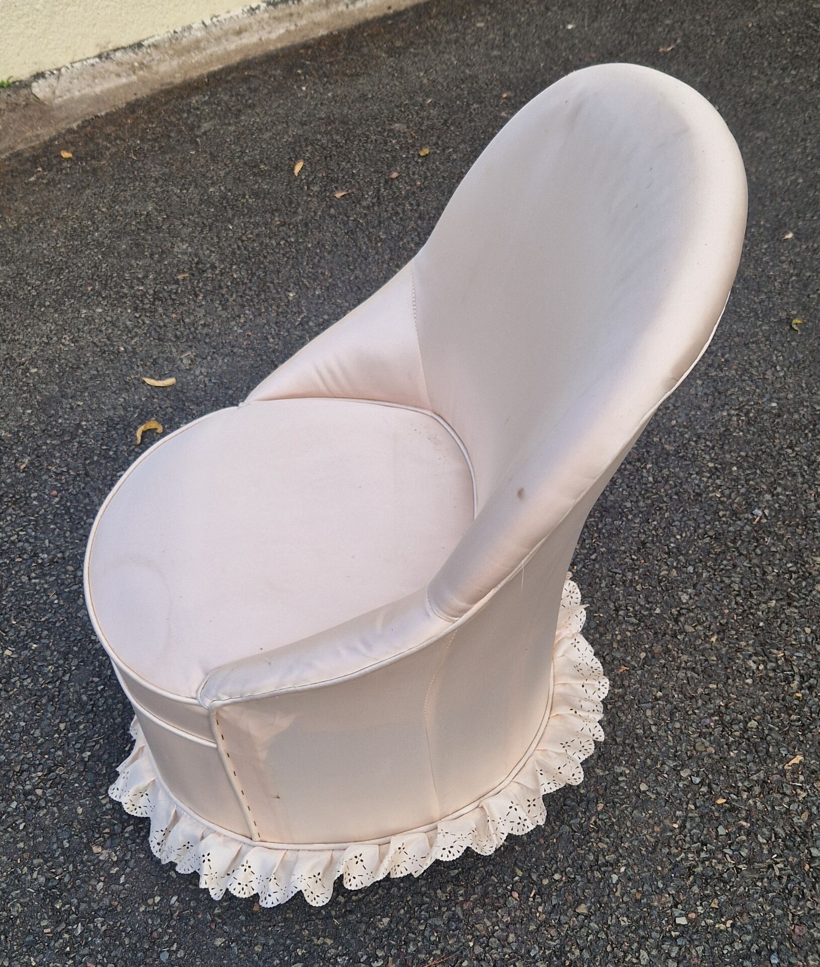 vintage fabric seat