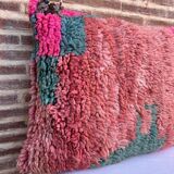 Magnifique coussin Kilim berbère vintage du Maroc