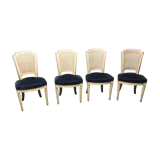 Suite of 4 Louis XVI chairs