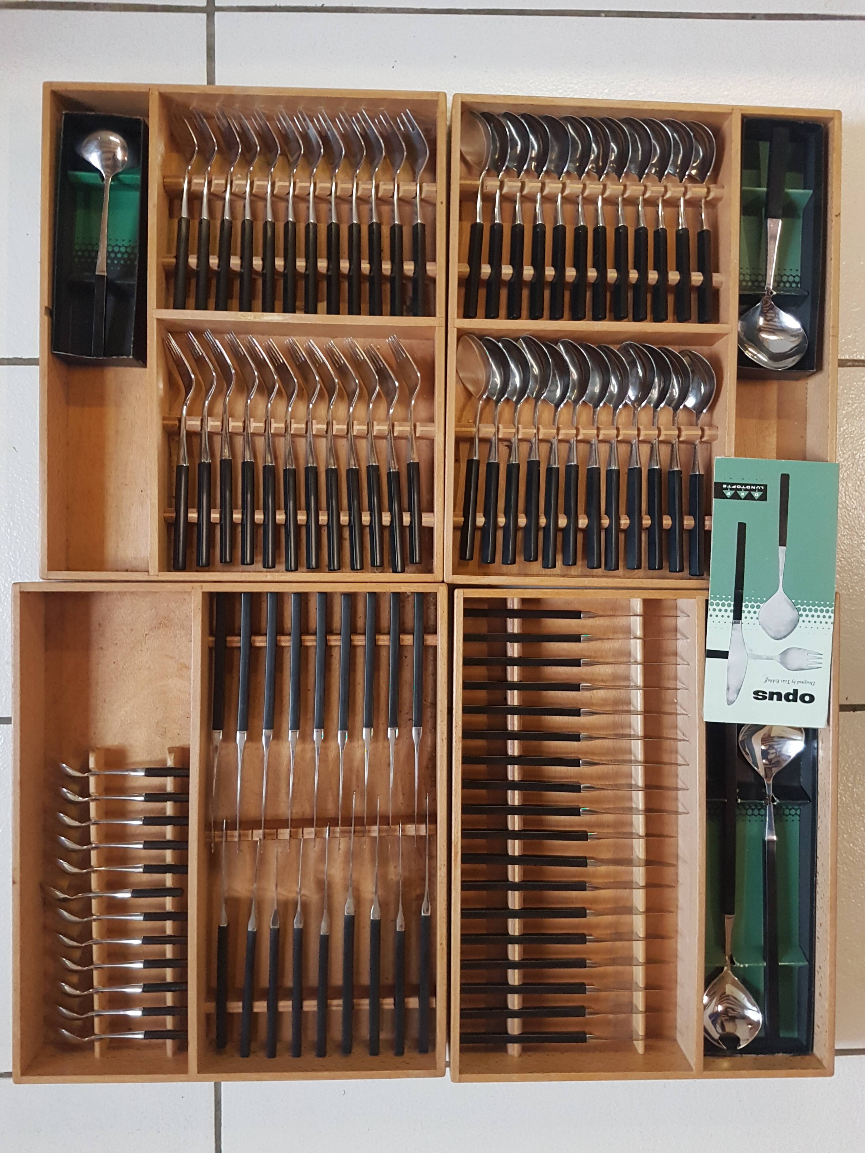 Cutlery set Tias Eckhoff 1960 complete cutlery service