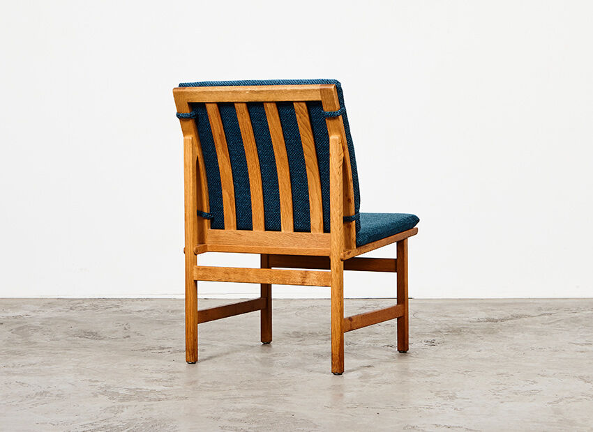 Set of 4 dining chairs model 3232 by Borge Mogensen for Fredericia Denmark 1958