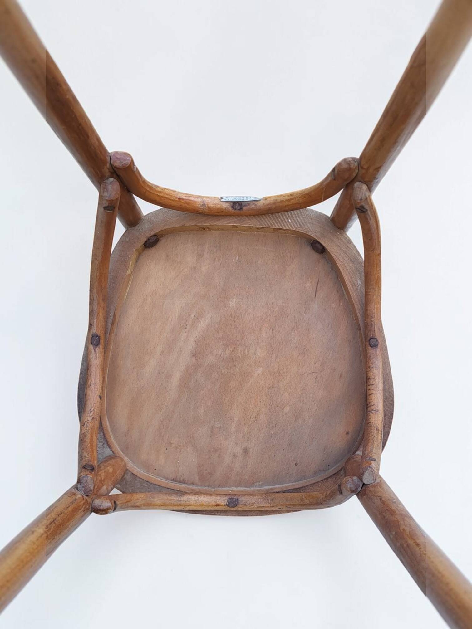 Bentwood bistro chair in Thonet/Baumann style, France, mid-20th century.