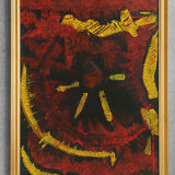 Roald Ditmer, Abstract Composition, Oil on Canvas Paintings, 1999, Framed
