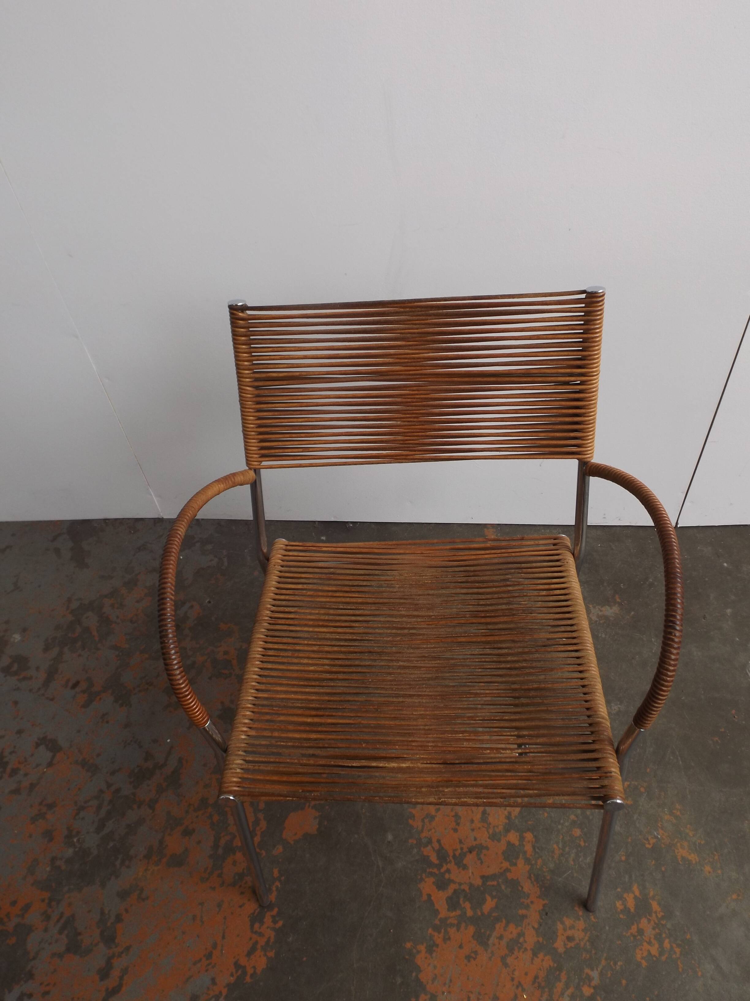 Set of 4 chairs by Tito Agnoli