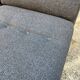 Anthracite and chrome 2-seater bench 70'