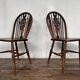 Pair of 2 vintage Ercol dining room bistro chairs, 1950s