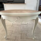 Cherry wood table with marquetry – Louis XV style