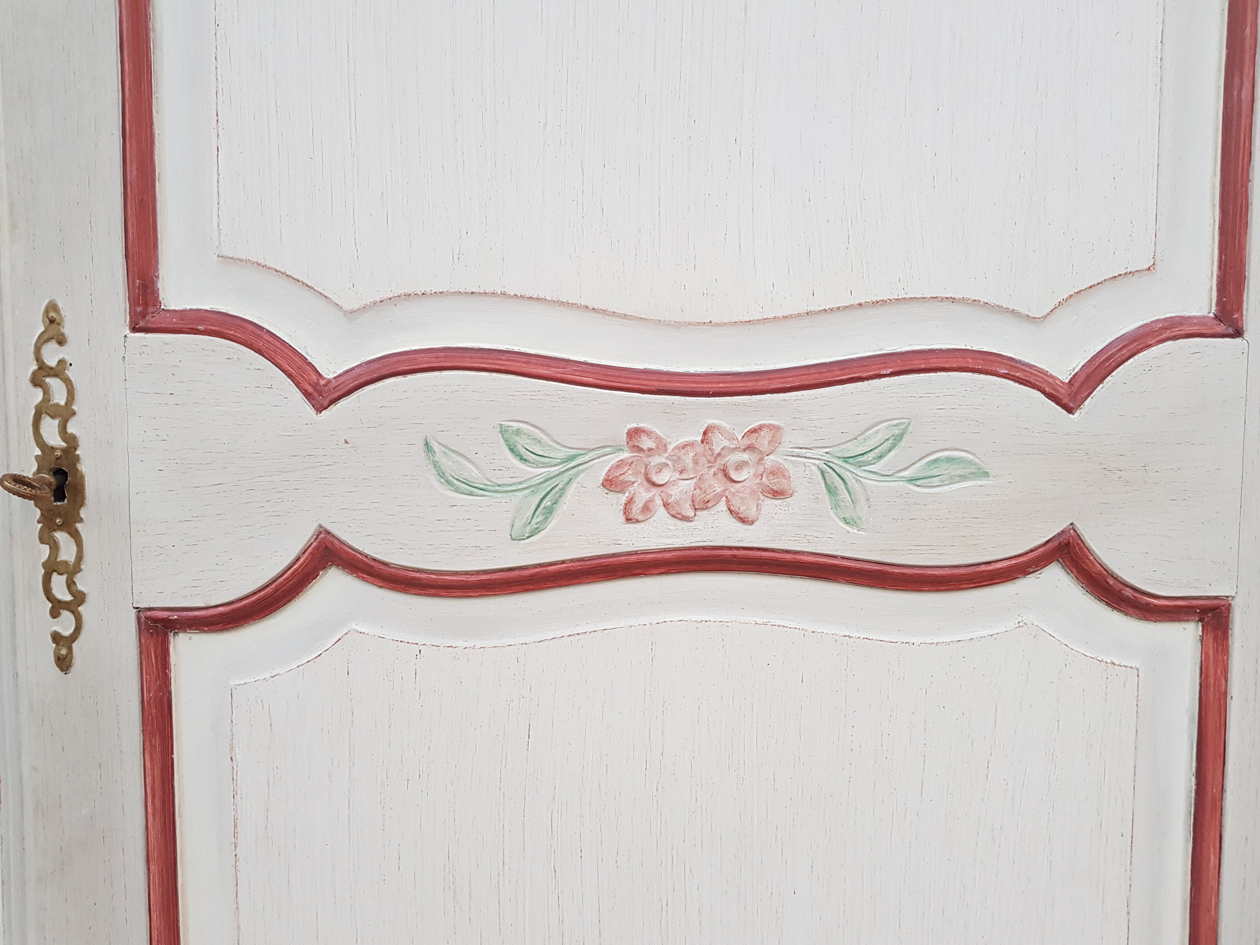 1930s painted cabinet