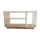 Étagère meuble hi-fi en plexiglas des années 80