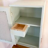 Medicine Cabinet glass wood of the 1950s