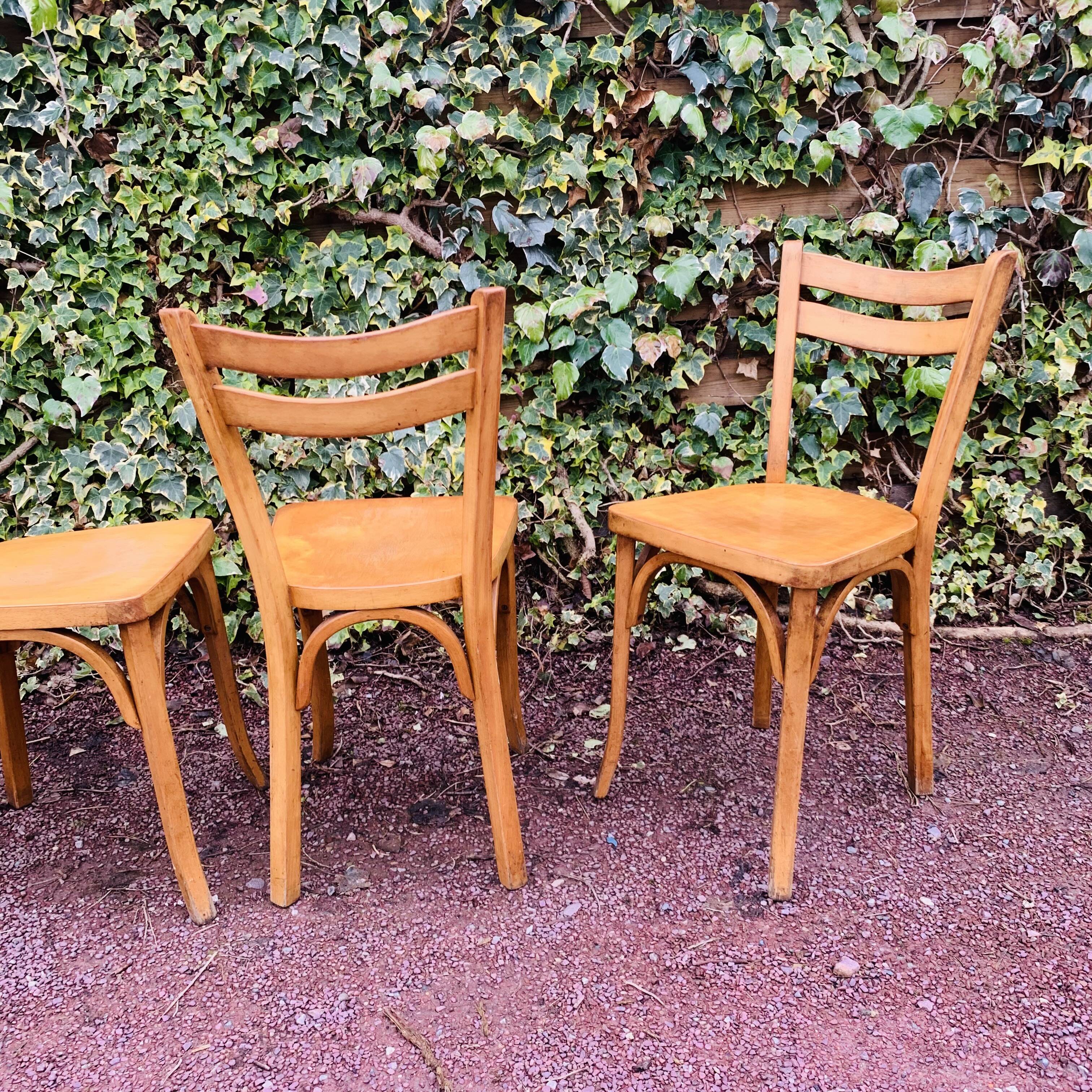 Set of 6 60s bistro chairs