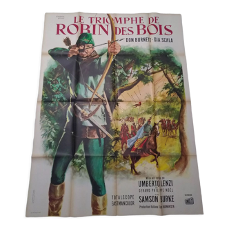 An original poster The Triumph of Robin Hood Lenzi Don Burnett 1962