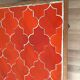 Ceramic and rattan dining table