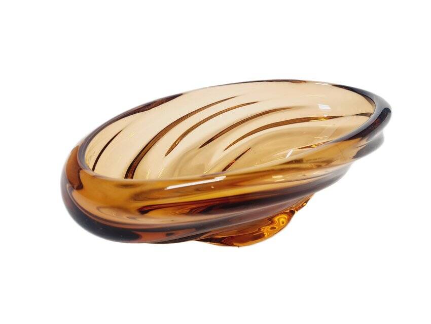 Fruit bowl attributed to J. Hospodek for Chribska Sklara, former Czechoslovakia, 1960s