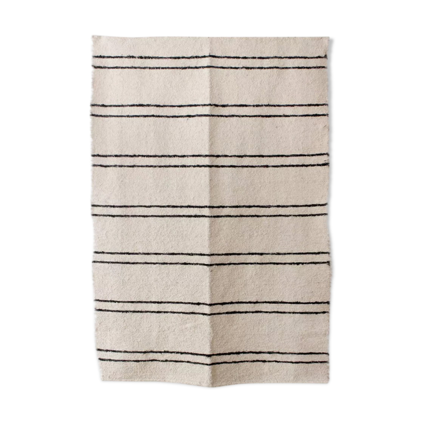 White carpets black Berber lines