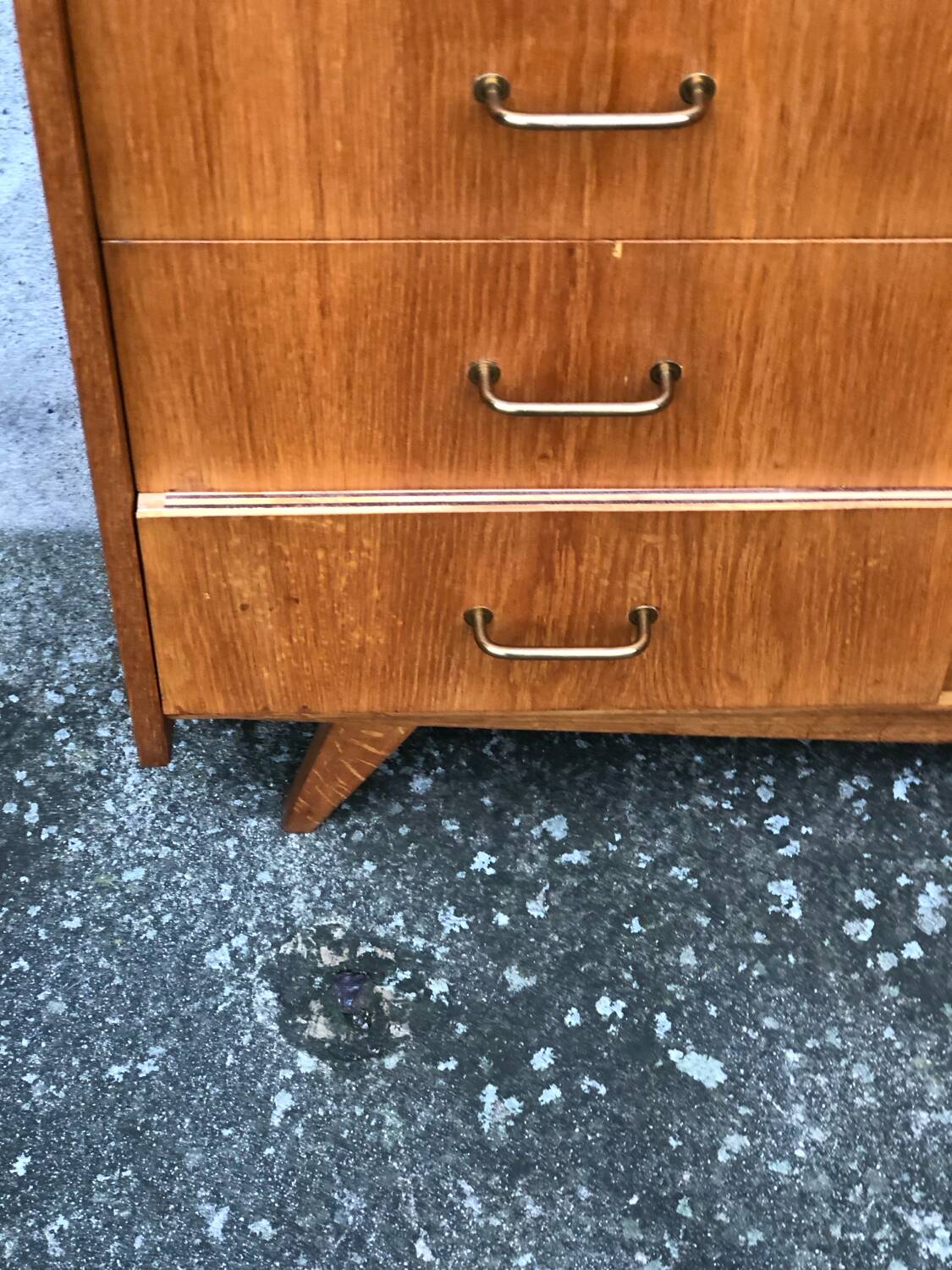 VINTAGE CHEST OF DRAWERS/STORAGE UNIT 1960