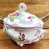Luneville vegetable soup tureen, street lamp model