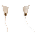 Two small Art Deco wall lights.