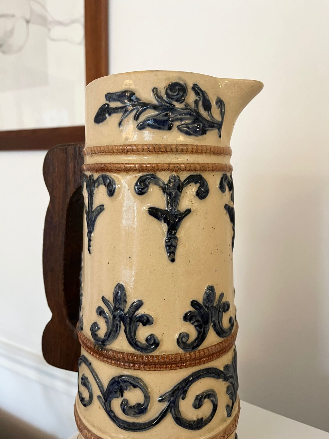 Brutalist ceramic jug