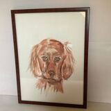 Aquarelle de chien setter