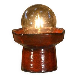 Lampe rouge à poser