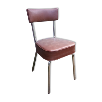 Workshop bordeaux skai 1950 pullman Chair